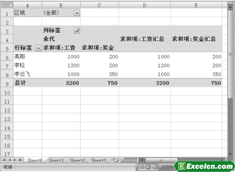 Excel中查看数据透视表第3张