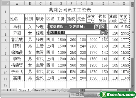 在Excel2007中使用高级筛选第4张