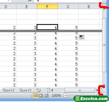 拆分Excel2010工作表窗口第2张